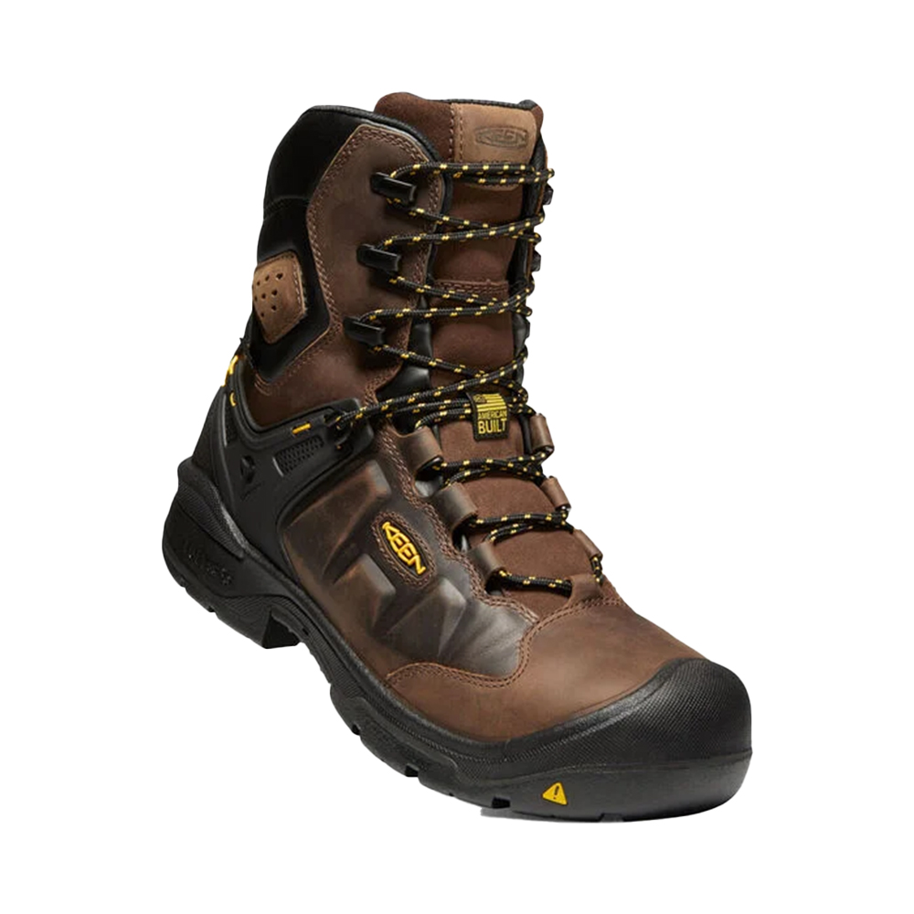 Keen Men's Dover 8 Inch Insulated Waterproof Work Boots with Carbon-Fiber Toe from Columbia Safety